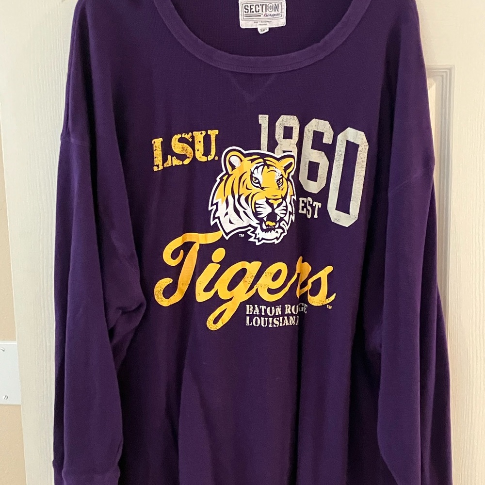Purple LSU Tigers Sweatshirt
